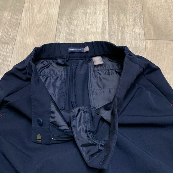 Womens Tommy Hilfiger Tapered Navy‎ Blue Work Casual Dress Pants - Picture 8 of 8